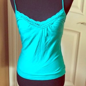 Delia’s emerald cami bra tank top size small